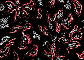 abstract seamless leopard print texture design