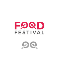 Food festival vector template design