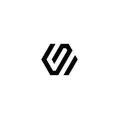 GI Abstract logo template design