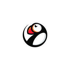 Puffin Bird Logo Animal Symbol Vector Graphic Art 
Business Company Template Logotype Sign Element Emblem Design Art Icon