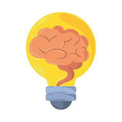 light bulb brain