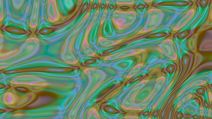 Abstract textured green background with bubbles.