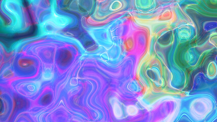 Abstract textured multicolored with bubbles.