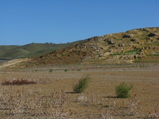 landscape in the plains