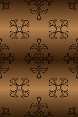 Ornamental decor for wallpaper. Modern fashion ornament