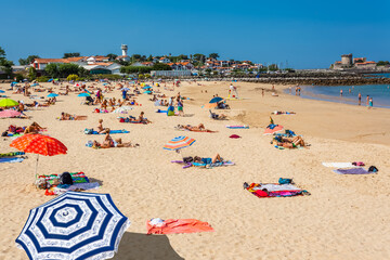 Plage de Ciboure Socoa, pays basque, France 
