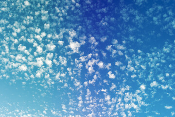 Fototapeta na wymiar Multi colored clouds and sky.