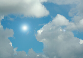 Cloudy sky background