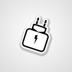 Charger icon. Vector illustration of responsive web design.