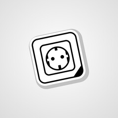 terminal cable icon. Vector illustration of responsive web design.