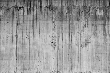 grey concrete wall - texture of exposed concrete,old gray concrete wall for background,old grungy texture, Black and white concrete wall texture use for wallpaper or background.