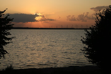 Sonnenuntergang am See