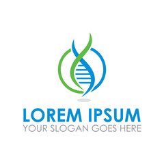 dna vector , genetic logo vector