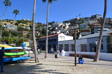 Avalon one of two towns on Catalina Island located off the Southern California coast