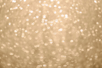 defocus abstract background bokeh sun light reflections. gold. christmas concept