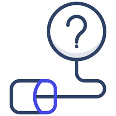 An icon design of help, editable vector