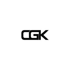 Obraz premium cgk letter original monogram logo design