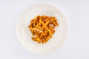A typical Chinese snack, pickled mustard