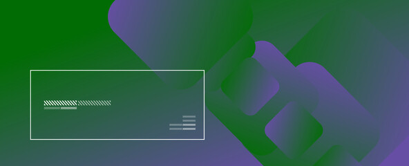 Square shapes composition geometric abstract background. 3D shadow effects and fluid gradients. Modern overlapping forms