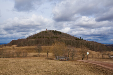 Blick zum Geisingberg von Altenberg aus