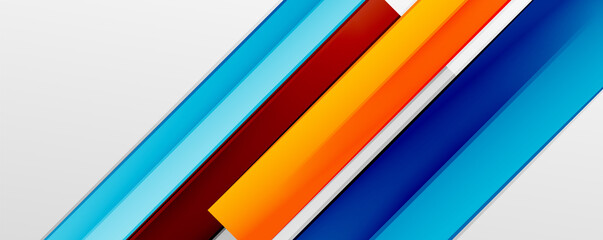 Color abstract lines trendy geometric background for business or technology presentation, internet poster or web brochure cover, wallpaper