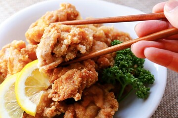 鶏の唐揚げ　大盛り