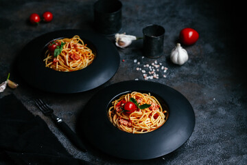 pasta with feta and tomatoes
