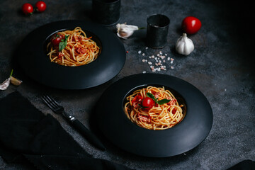 pasta with feta and tomatoes