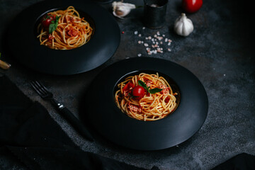 pasta with feta and tomatoes