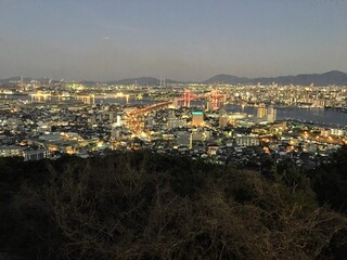 洞海湾の夕暮れ