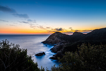 四国最南端の夕暮れ