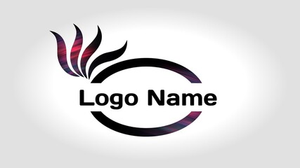 Company logo icon. Social media logo icon. illustration.
