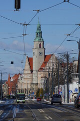 Obraz premium Ratusz w Olsztynie. Polska - Mazury - Warmia.