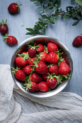 Strawberries in a bowl