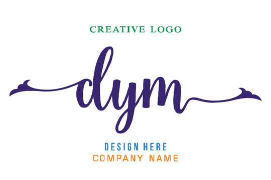DYM lettering logo is simple, easy to understand and authoritative