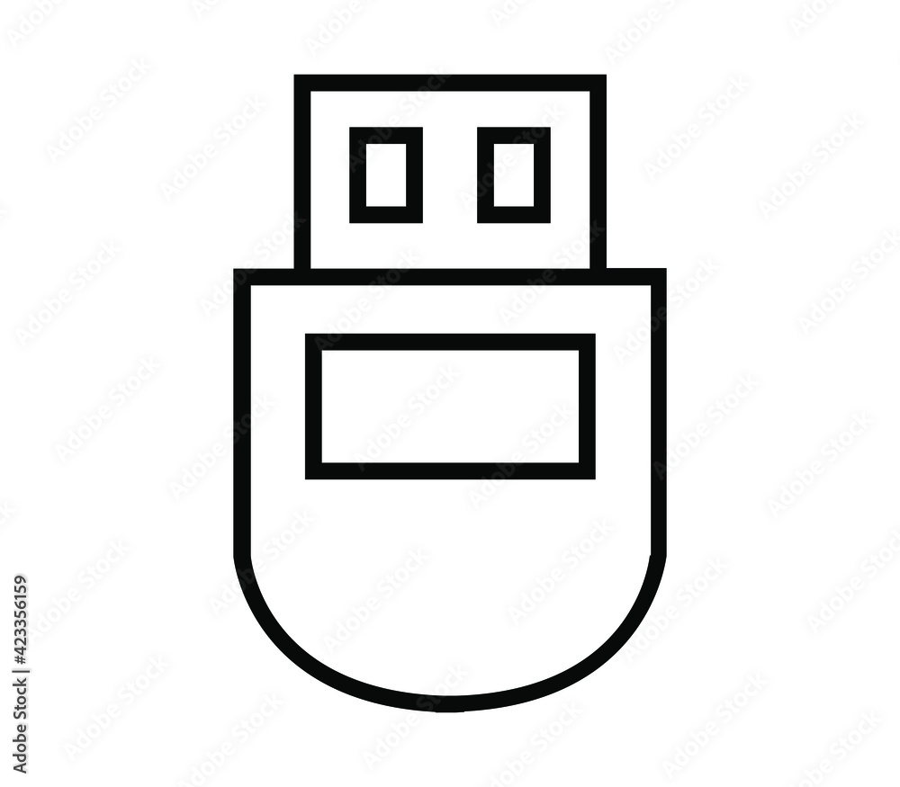 Canvas Prints usb drive icon