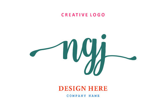 NGJ lettering logo is simple, easy to understand and authoritative