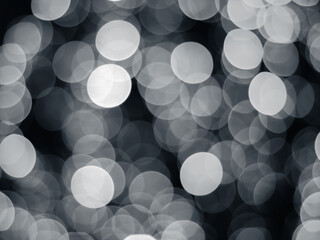 Gray and white abstract bokeh.