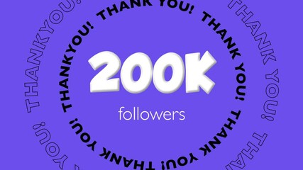 200K Followers thank you intro 