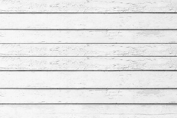 Old white painted wooden house wall peeling paint texture and background seamless