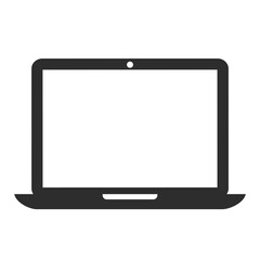 Laptop vector icon