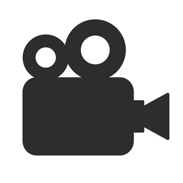 recommend clip art: Video camera vector icon