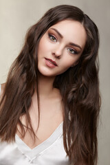 Fototapeta premium Beauty portrait of young woman.