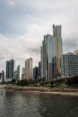 Obraz premium View of the financial district of Panama City Panama.