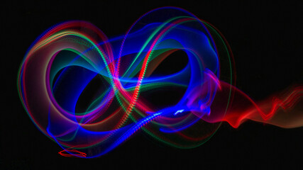 abstract background with glowing lines