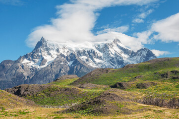 Fototapeta na wymiar Torres del Paine National park. Chile.
