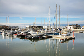Fototapeta premium Port in Tallinn. Estonia