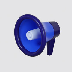 3d render of Megaphone. Business and Finance concept.