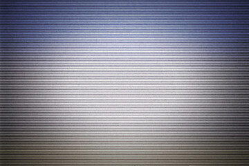 A texture with intentional distortion, scan lines, vignette: the blank screen of an old VHS player connected to a tv. Bad signal, corrupted tape, cyan and yellow color tones.
