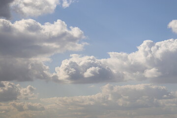 blue sky with clouds